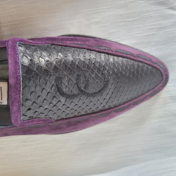 CASADEI Italian high quality luxury  monogram shoe 36 loafer slip on flat - Picture 11 of 17